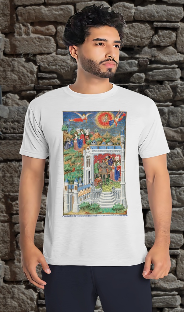 "Legend of the Fleur de Lys" T-Shirt Unisex (Small, White)