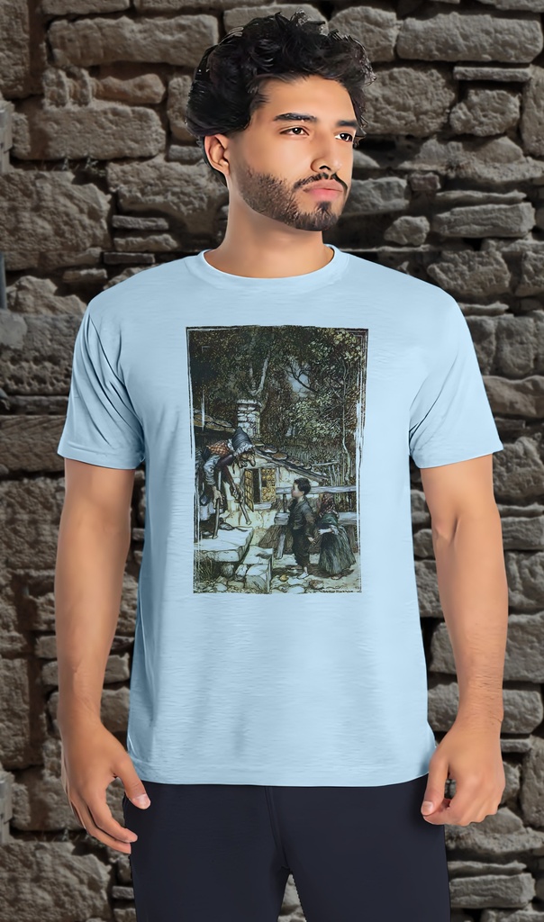 "Hansel and Gretel - Colour" by Arthur Rackham T-Shirt Unisex