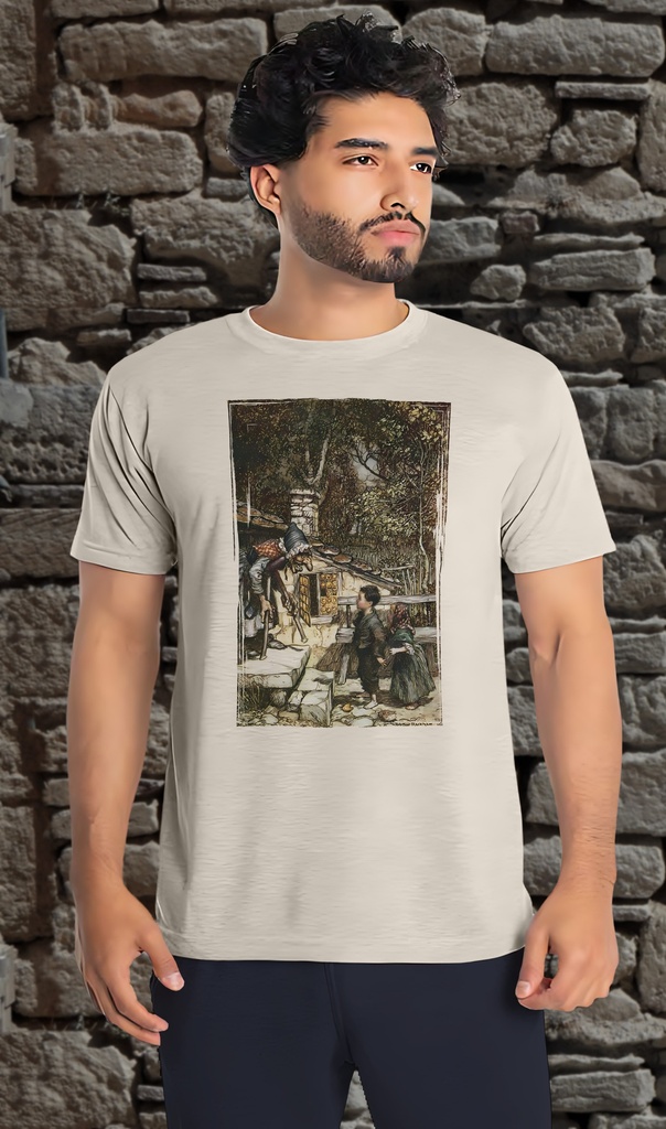 "Hansel and Gretel - Colour" by Arthur Rackham T-Shirt Unisex