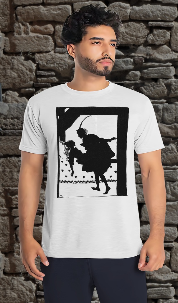 "Sleeping Beauty - The Kiss" Unisex T-Shirt (Small, White)