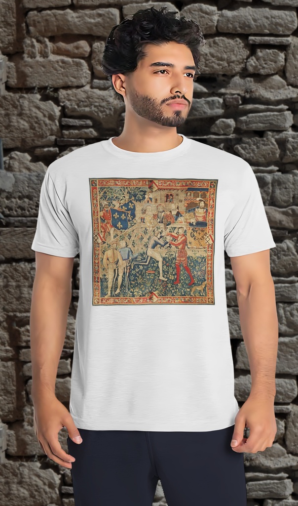 "Henry VIII vs Francis I - Wrestling on The Field of the Cloth of Gold" Unisex T-Shirt