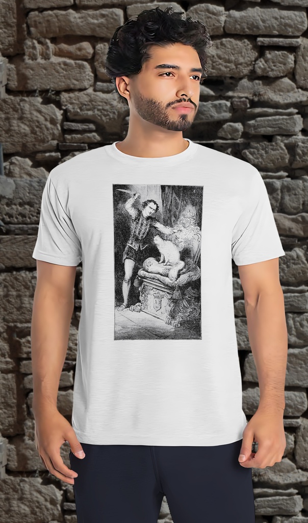 "The White Cat" Unisex T-Shirt