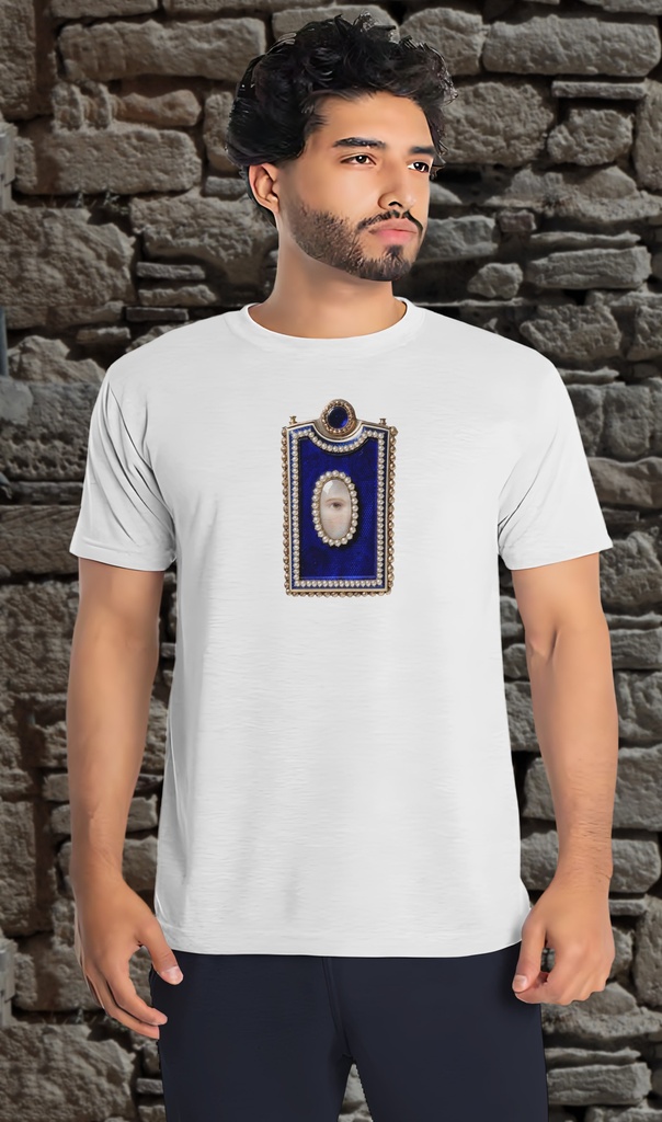"Georgian Eye 1" T-Shirt Unisex (Small, White)