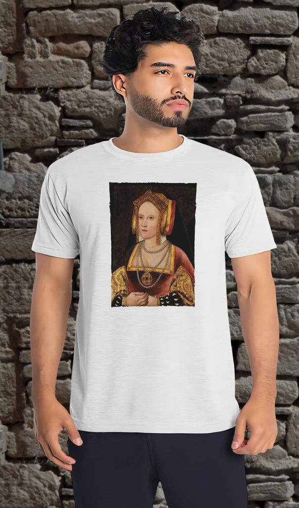 "Catherine of Aragon" T-Shirt Unisex (Small, White)
