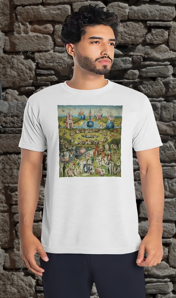 "Garden of Earthly Delights - Centre Panel" by Hieronymus Bosch T-Shirt Unisex