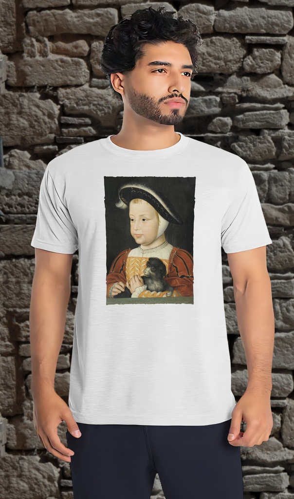 "Henri II as a Child" T-Shirt Unisex (Small, White)