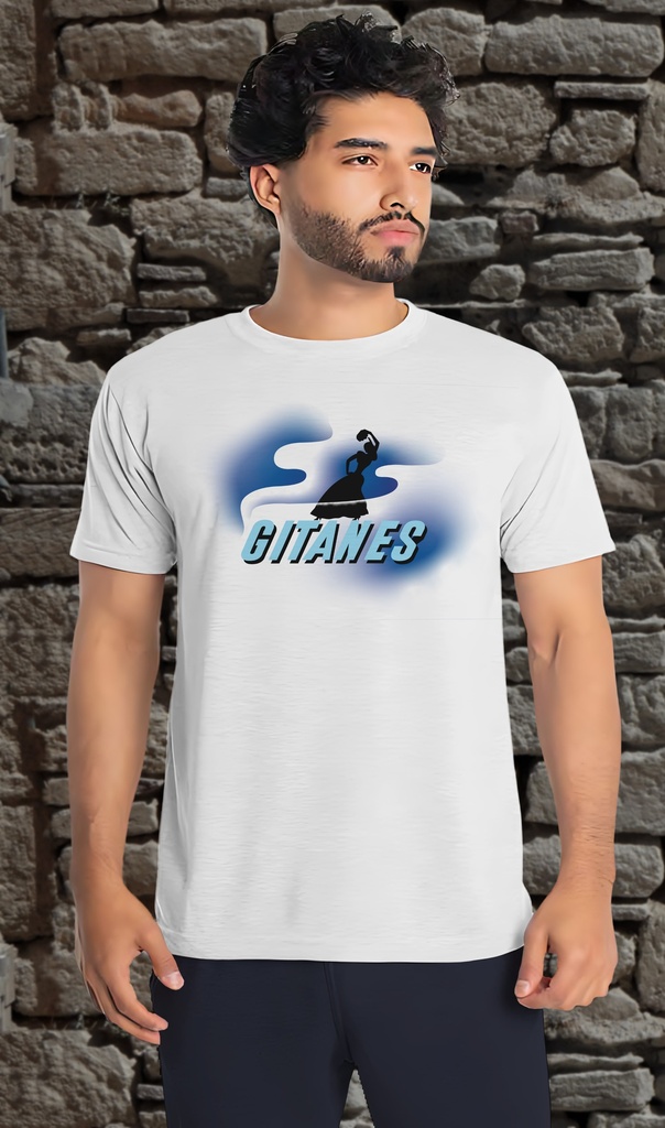 "Gitanes" T-Shirt Unisex (Small, White)