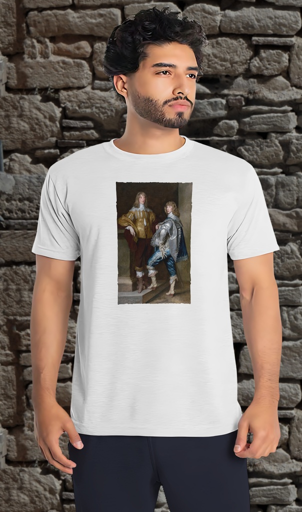 "John Stuart" T-Shirt Unisex (Small, White)
