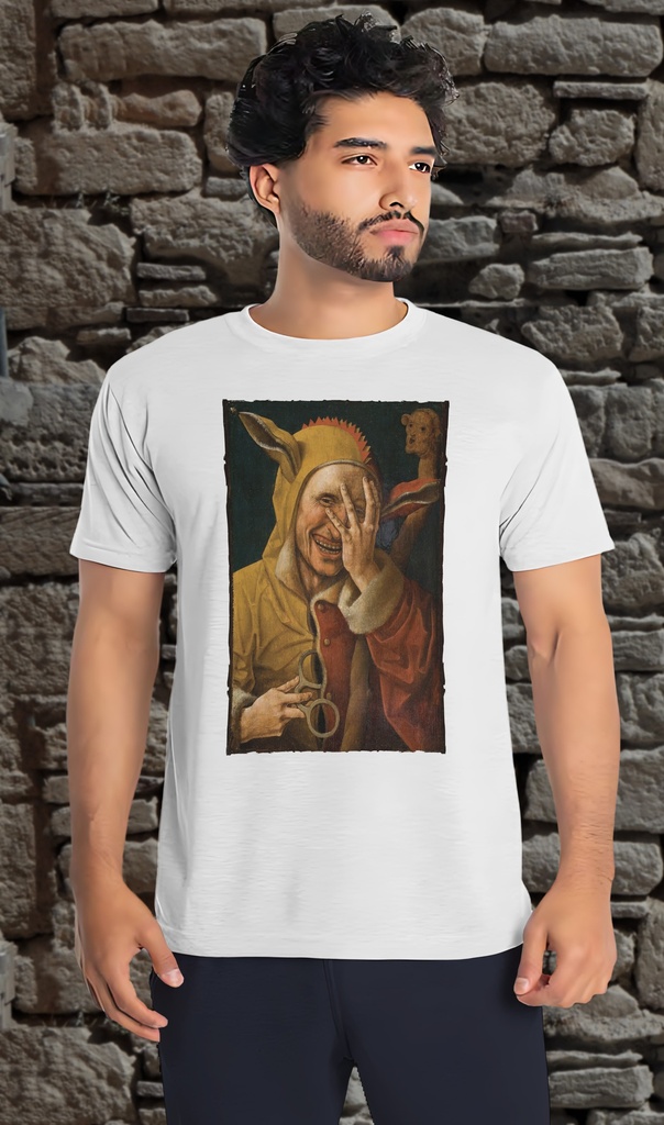 "Laughing Fool" by Jacob Cornelisz van Oostsane T-Shirt Unisex