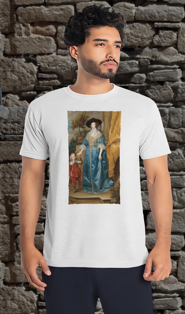 "Queen Henrietta Marie and her Dwarf" by Sir Jeffrey Hudson T-Shirt Unisex