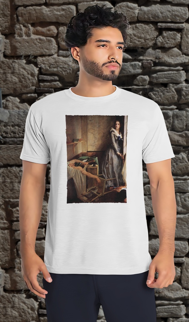 "The Assassination of Marat in the 19th Century" by Baudry T-Shirt Unisex