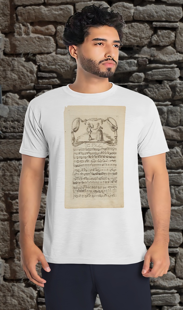 "The Taste a Dialogue" T-Shirt Unisex (Small, White)