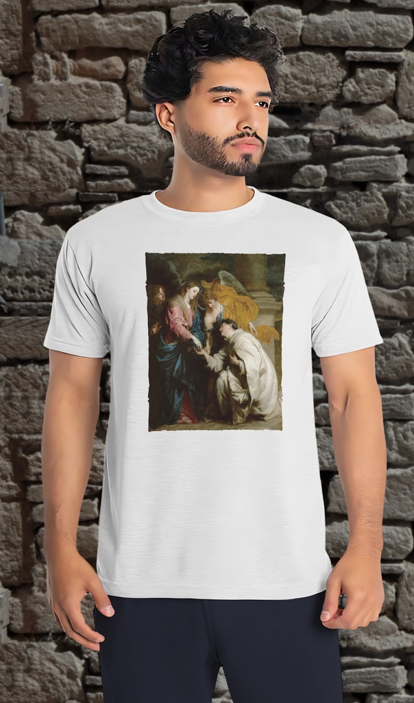 "The Vision of the Blessed" by Hermann Joseph T-Shirt Unisex