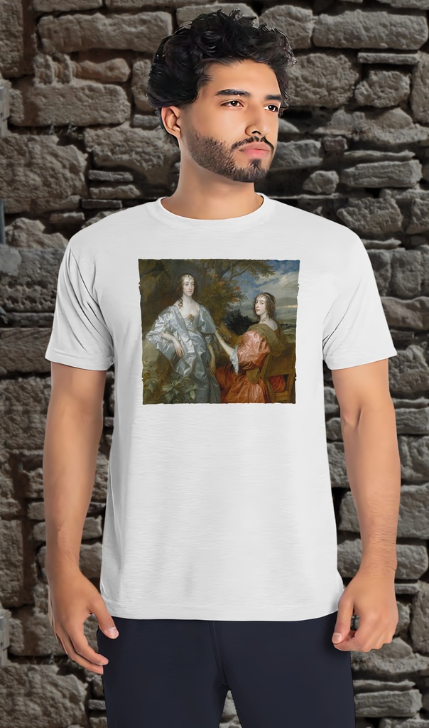 "Katherine, Countess of Chesterfield, and Lucy, Countess of Huntingdon" T-Shirt Unisex (Small, White)