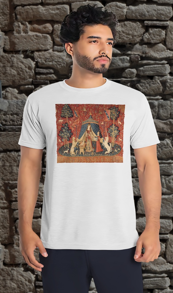 "Lady and the Unicorn Desire" T-Shirt Unisex