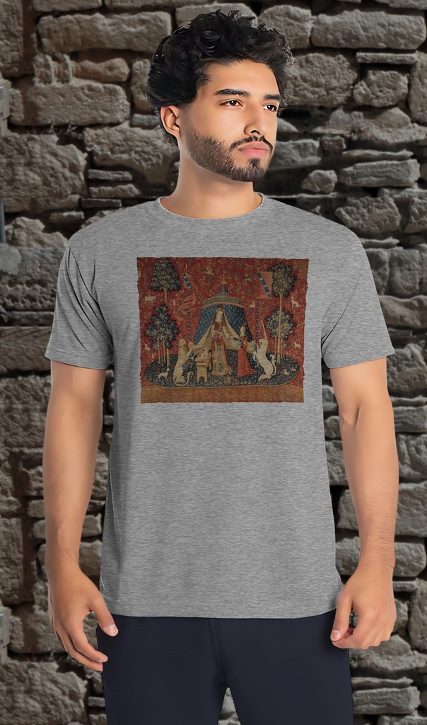 "Lady and the Unicorn Desire" T-Shirt Unisex