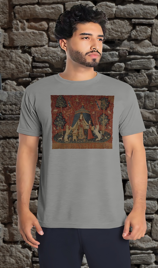 "Lady and the Unicorn Desire" T-Shirt Unisex