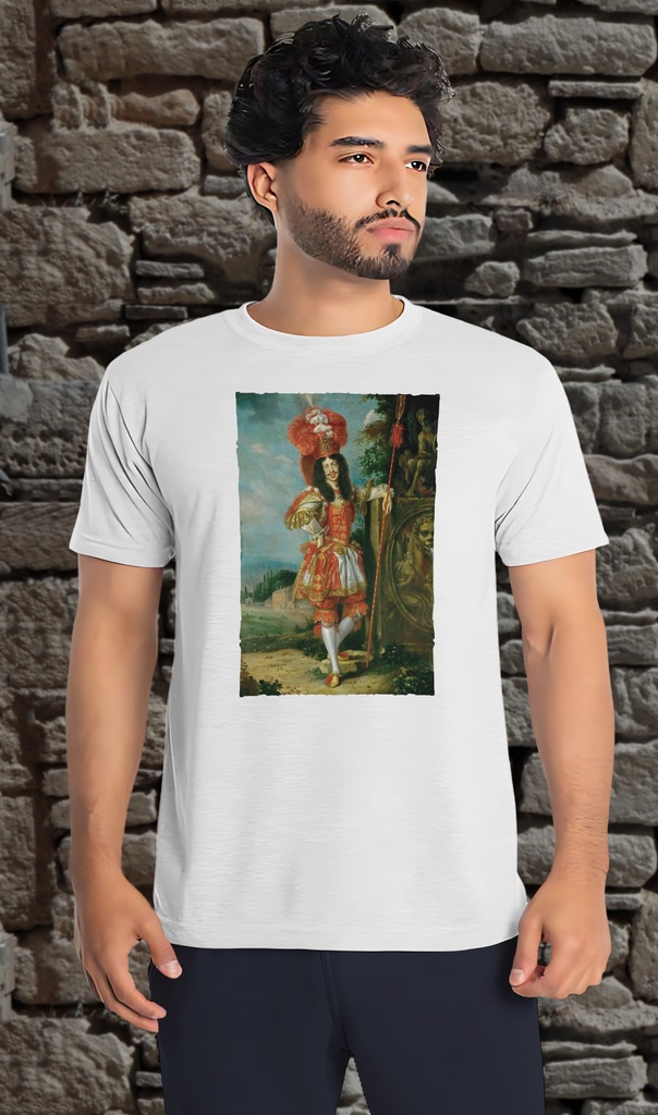"Leopold I" T-Shirt Unisex (Small, White)