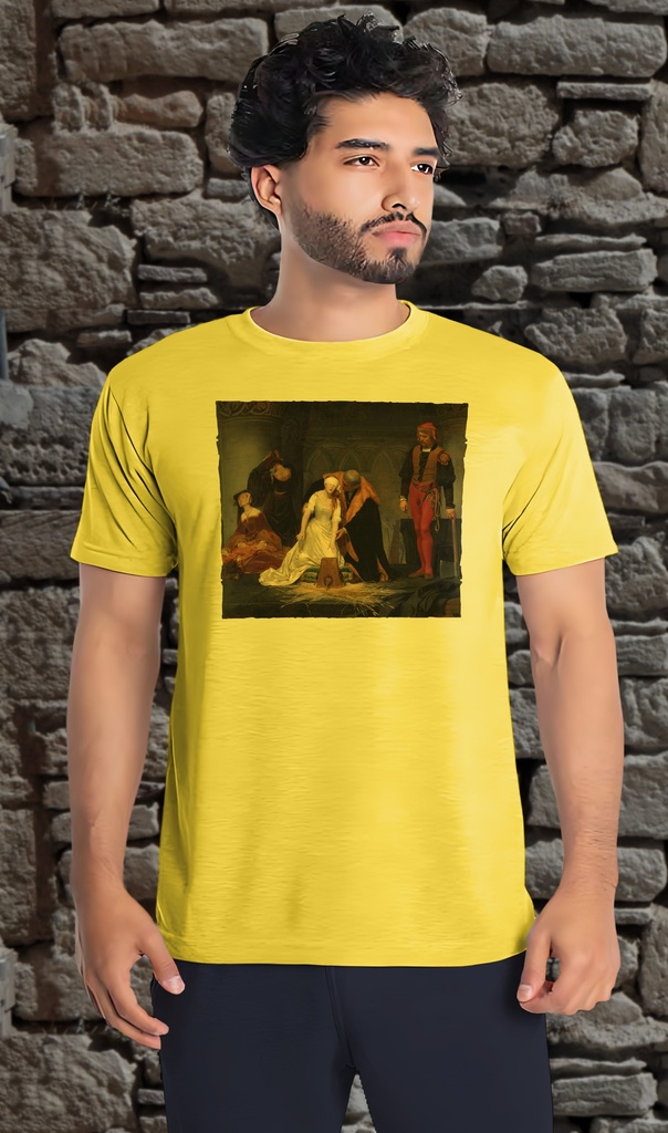 "The Execution of Lady Jane Grey" by Paul Delaroche T-Shirt Unisex