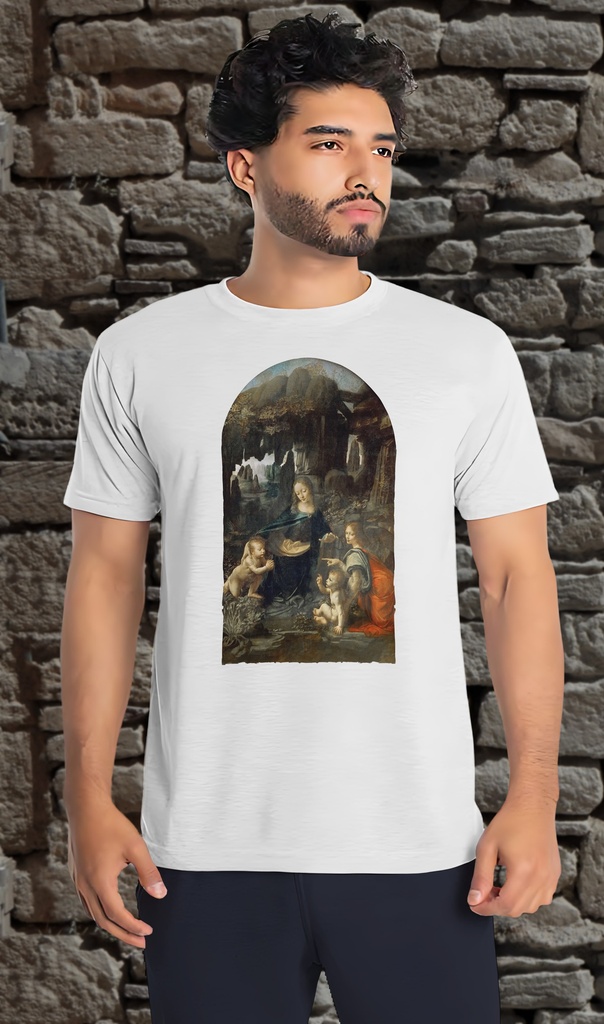 "Vergine delle Rocce" by Leonardo Da Vinci T-Shirt Unisex