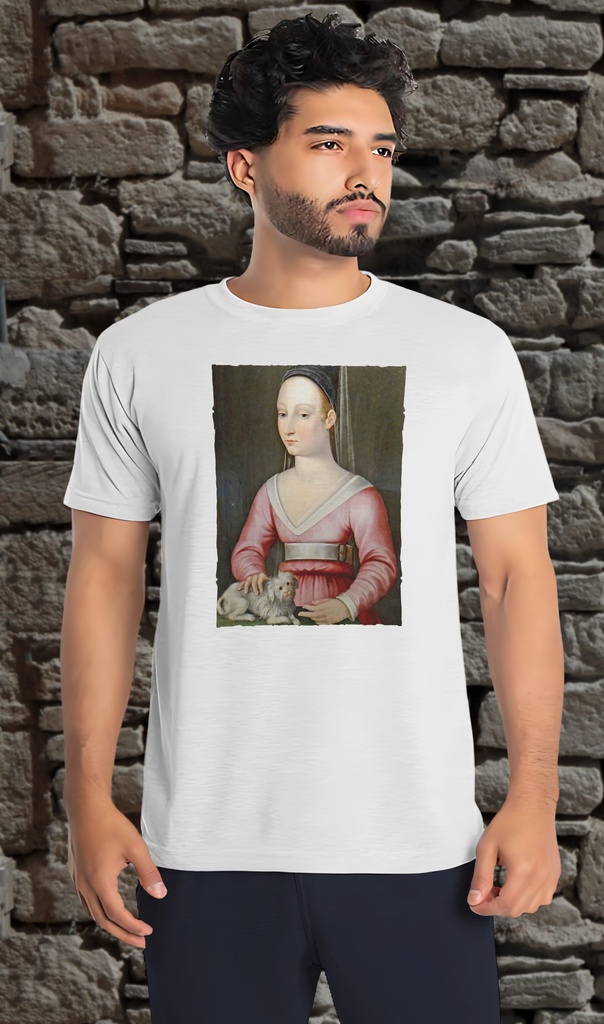 "Agnes Sorel - Musée des Beaux-Arts, Angers" T-Shirt Unisex (Small, White)