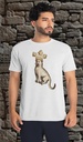 "Cat with Crown Medieval" T-Shirt Unisex