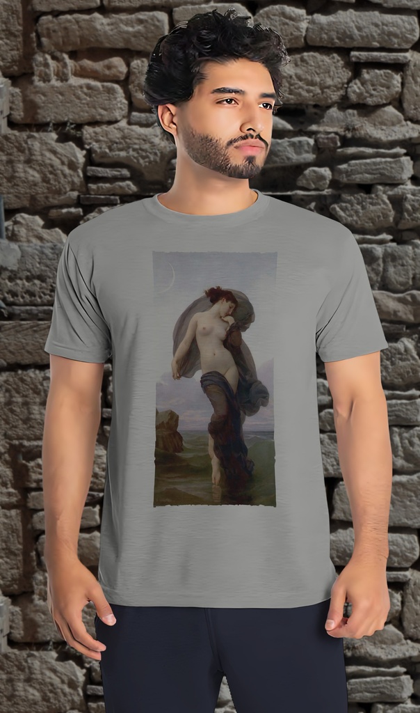 "Evening Mood" by William Bouguereau T-Shirt Unisex