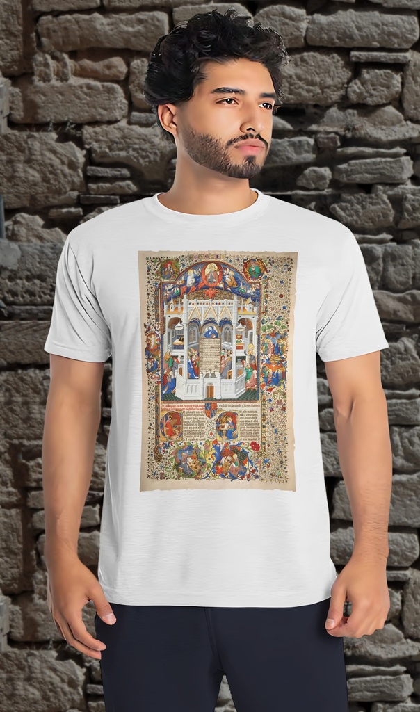 "Guyart des Moulins's Bible 2" T-Shirt Unisex