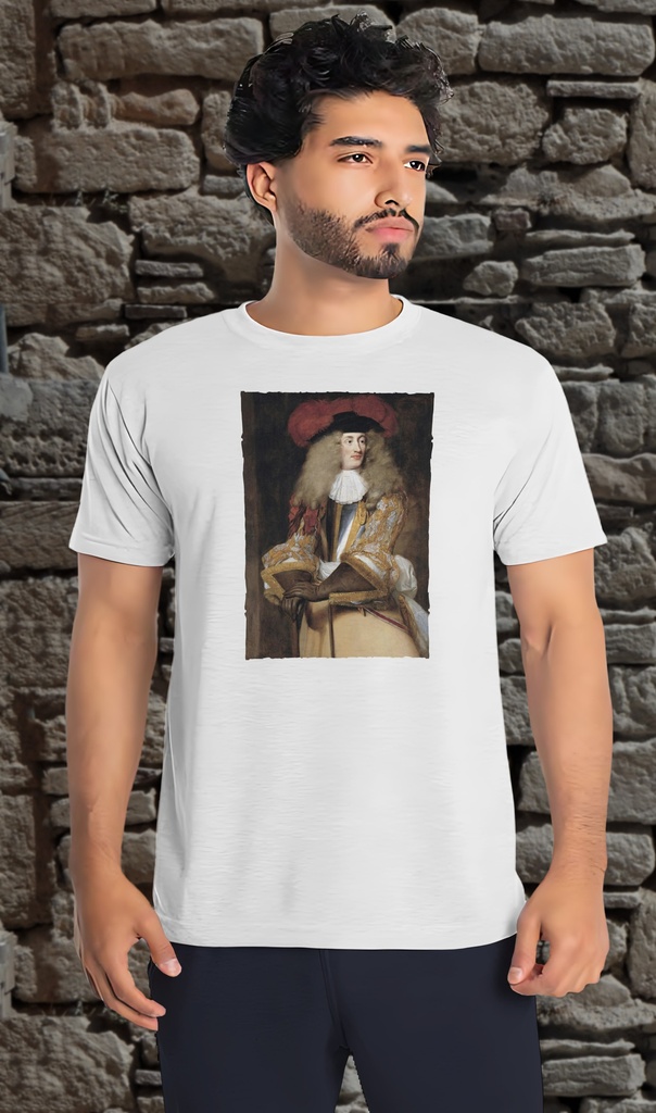 "Jacques III de Matignon" T-Shirt Unisex (Small, White)