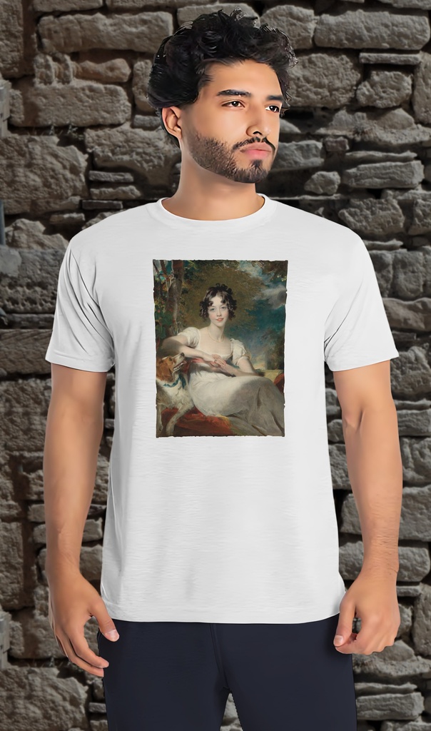 "Lady Maria Conyngham" T-Shirt Unisex (Small, White)