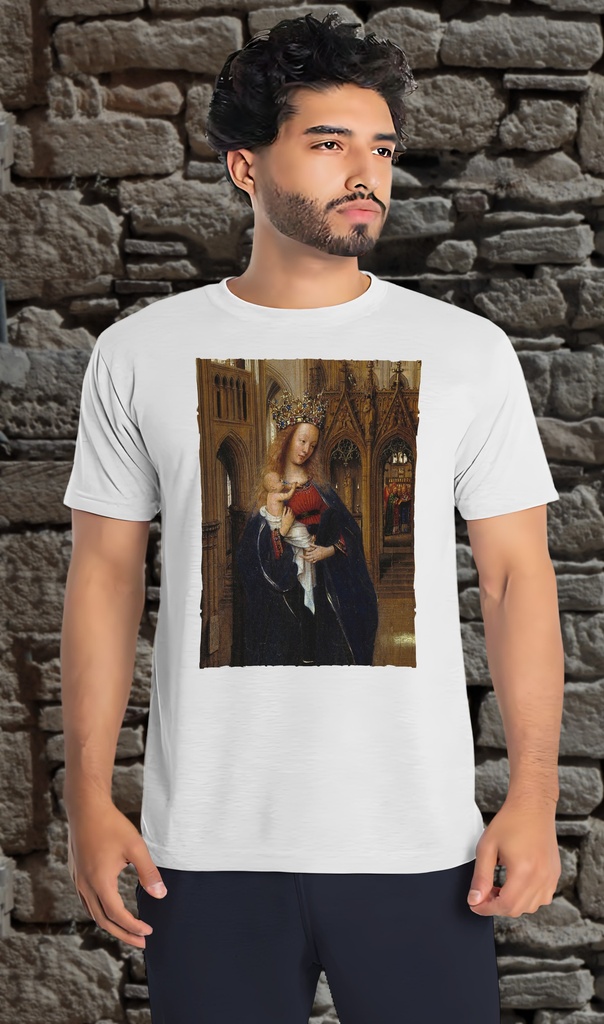 "Madonna - Detail" by Jan van Eyck T-Shirt Unisex