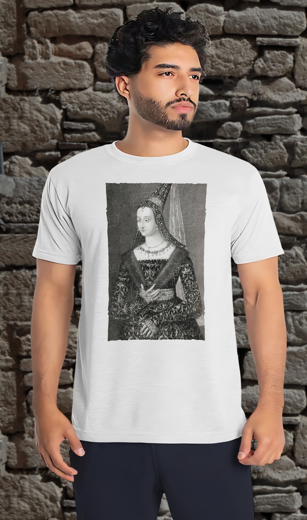 "Margaret of Scotland" T-Shirt Unisex (Small, White)