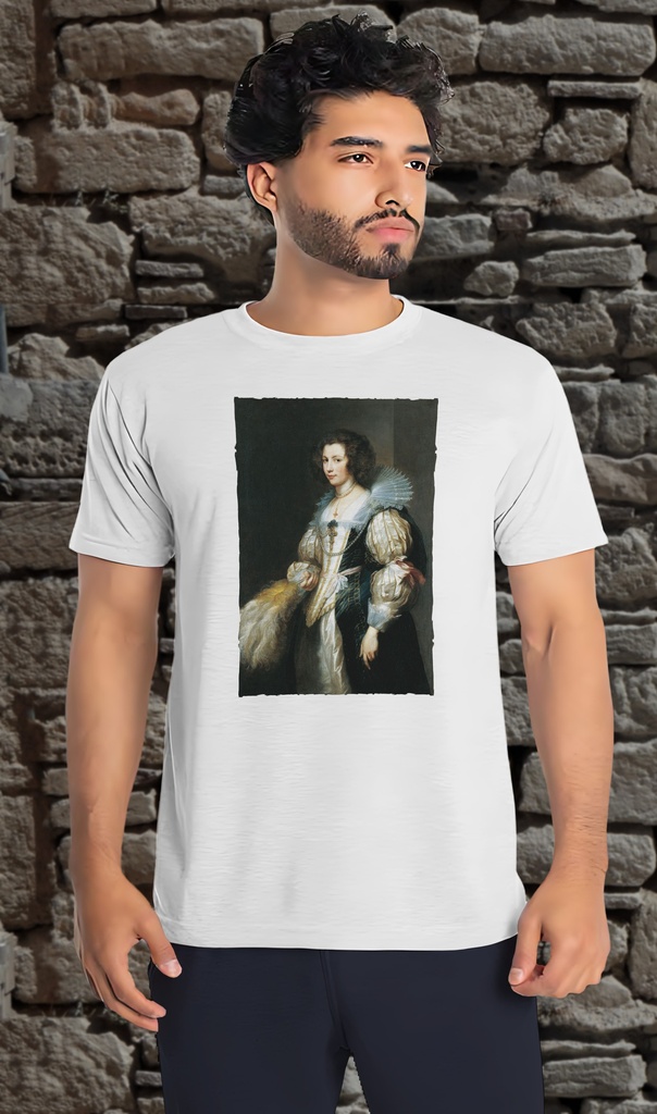 "Marie-Louise de Tassis" T-Shirt Unisex (Small, White)