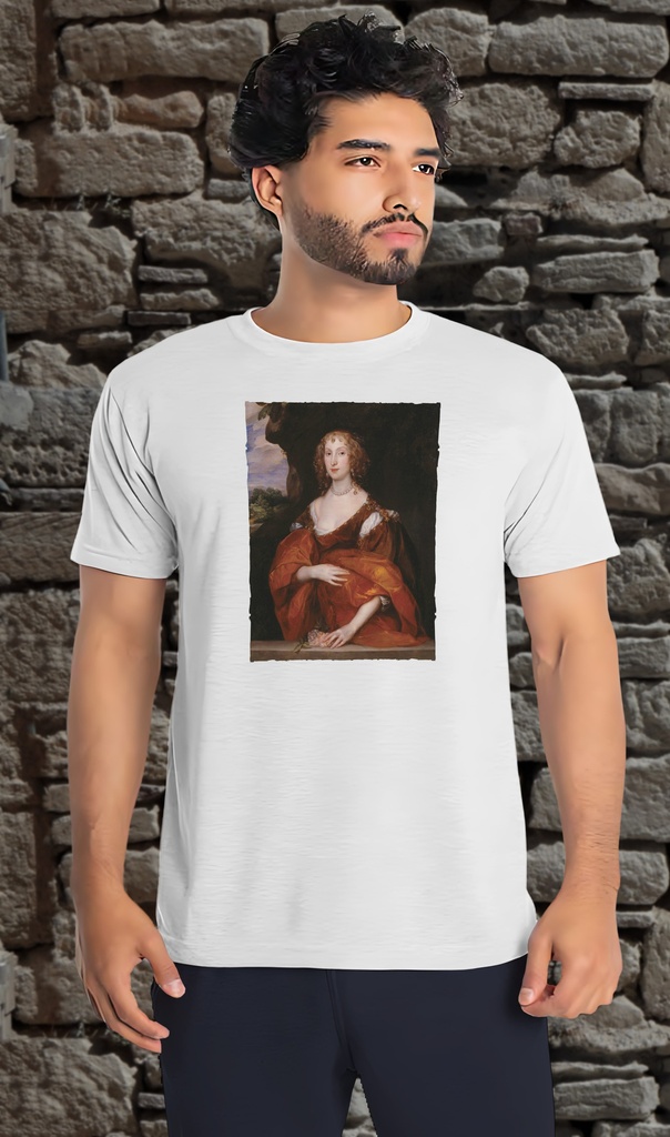 "Mary Hill, Lady Killigrew" T-Shirt Unisex (Small, White)