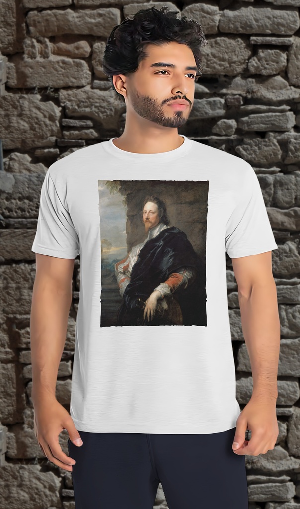 "Nicholas Lanier" T-Shirt Unisex (Small, White)