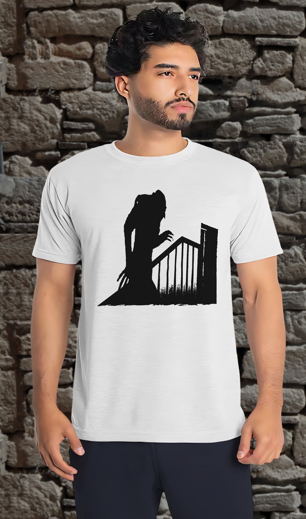 "Nosferatu" T-Shirt Unisex (Small, White)