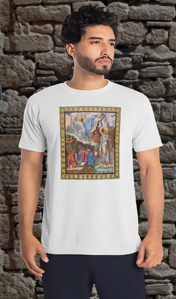 "Paris Psalter" T-Shirt Unisex (Small, White)