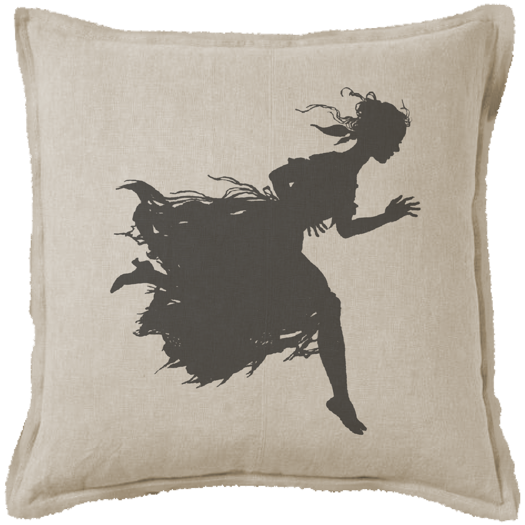 "Cinderella" Canvas Cushion (Natural)