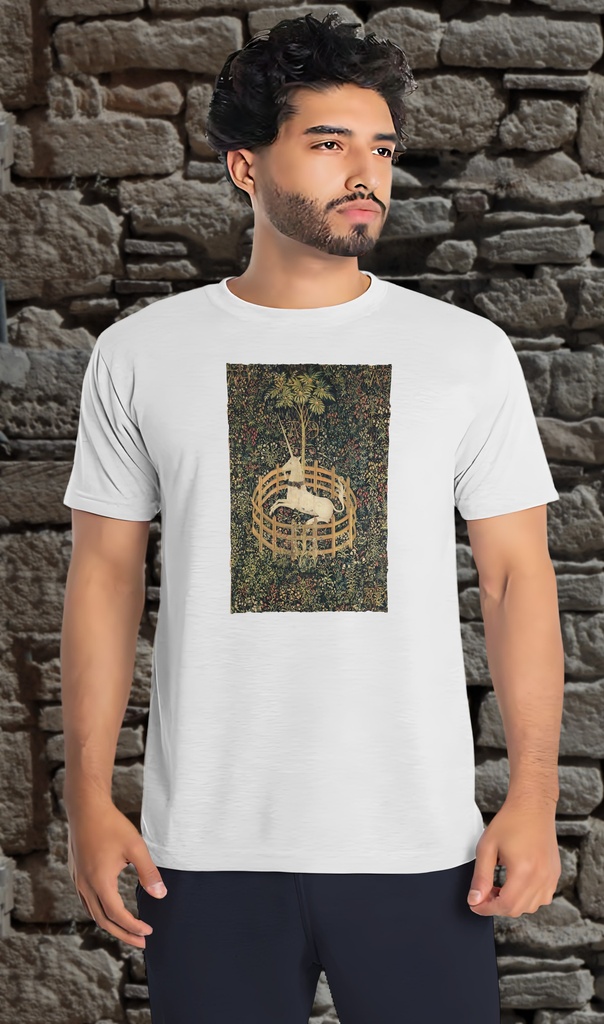 "The Unicorn Rests in a Garden" T-Shirt Unisex