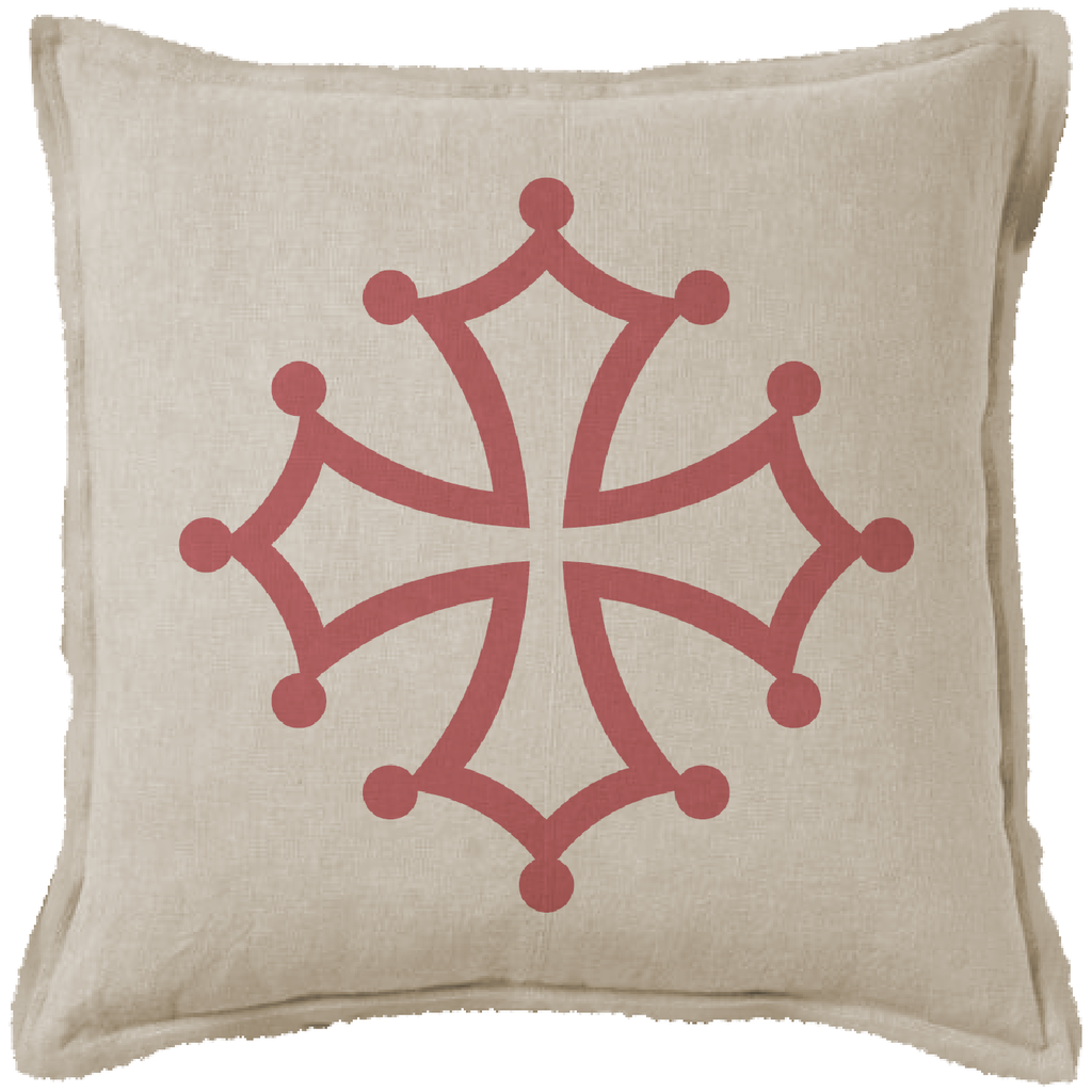 "Occitan Cross" Canvas Cushion