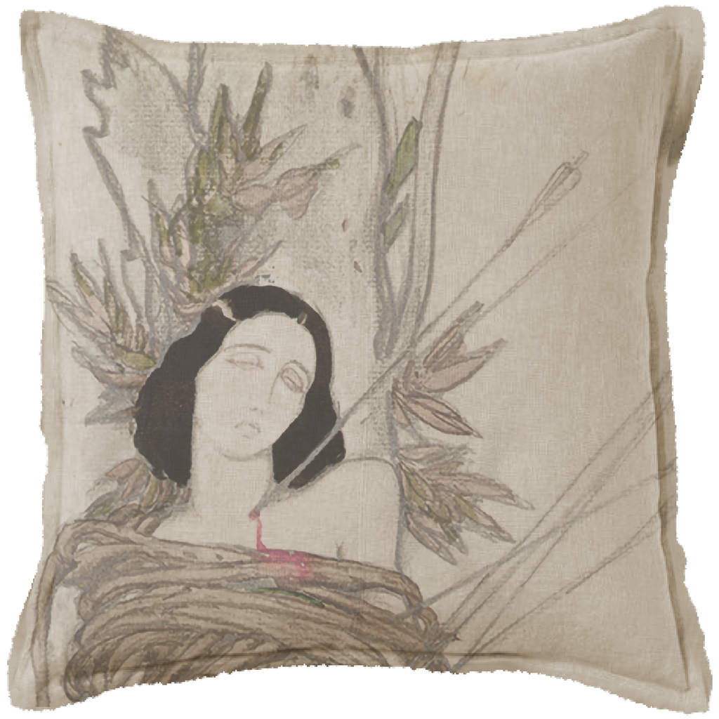 "Saint Sebastien" Canvas Cushion