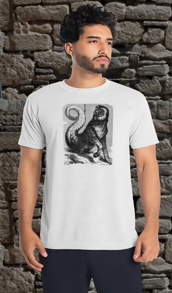 "Aamon" T-Shirt Unisex (Small, White)
