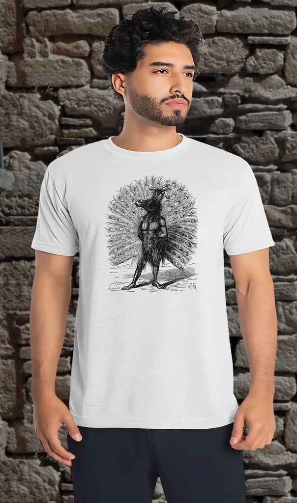 "Adramelech" T-Shirt Unisex (Small, White)