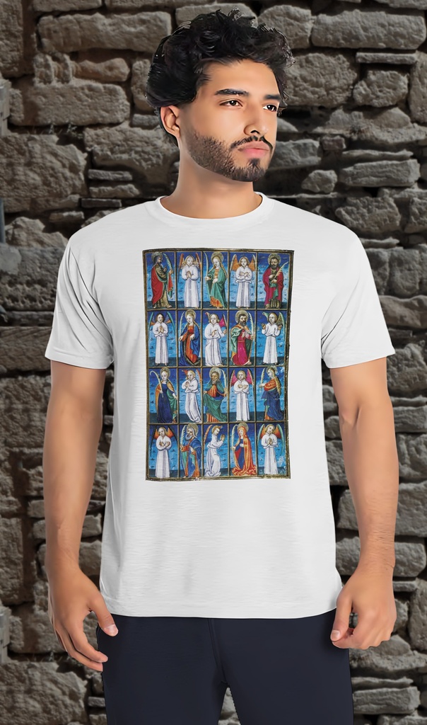 "Angels" T-Shirt Unisex (Small, White)