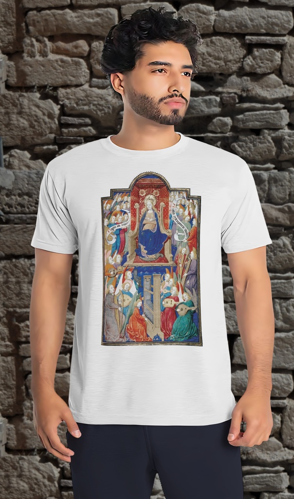 "Angels Adoration" T-Shirt Unisex (Small, White)
