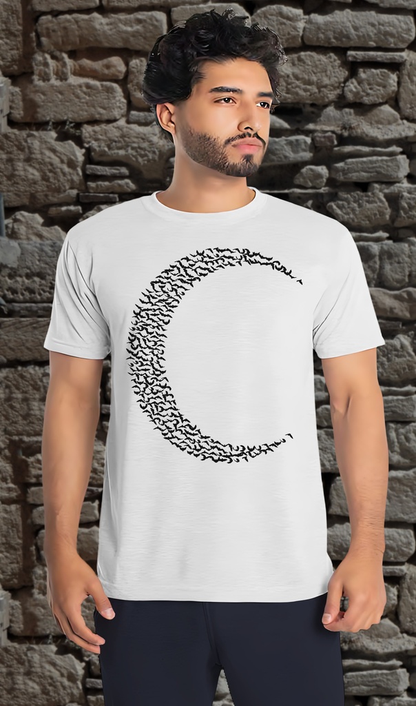 "Bat Crescent Moon" T-Shirt Unisex