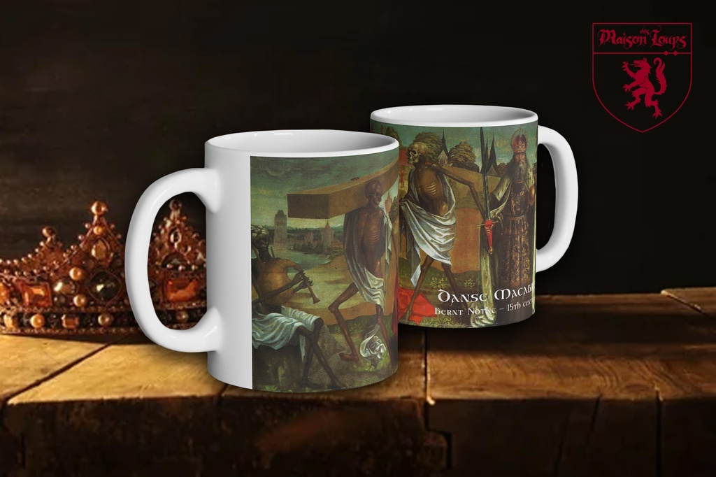 "Danse Macabre - Left" Mug (White)