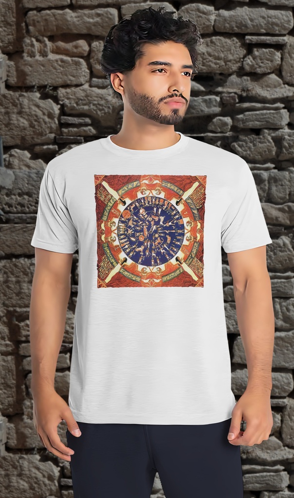 "Egyptian Zodiac" T-Shirt Unisex (Small, White)