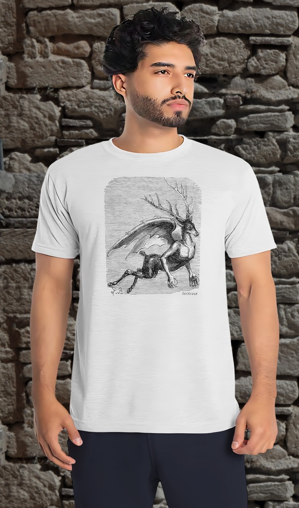"Furfur" T-Shirt Unisex (Small, White)