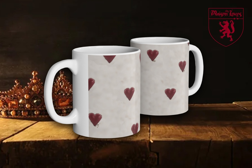 "Hearts" Mug (White)